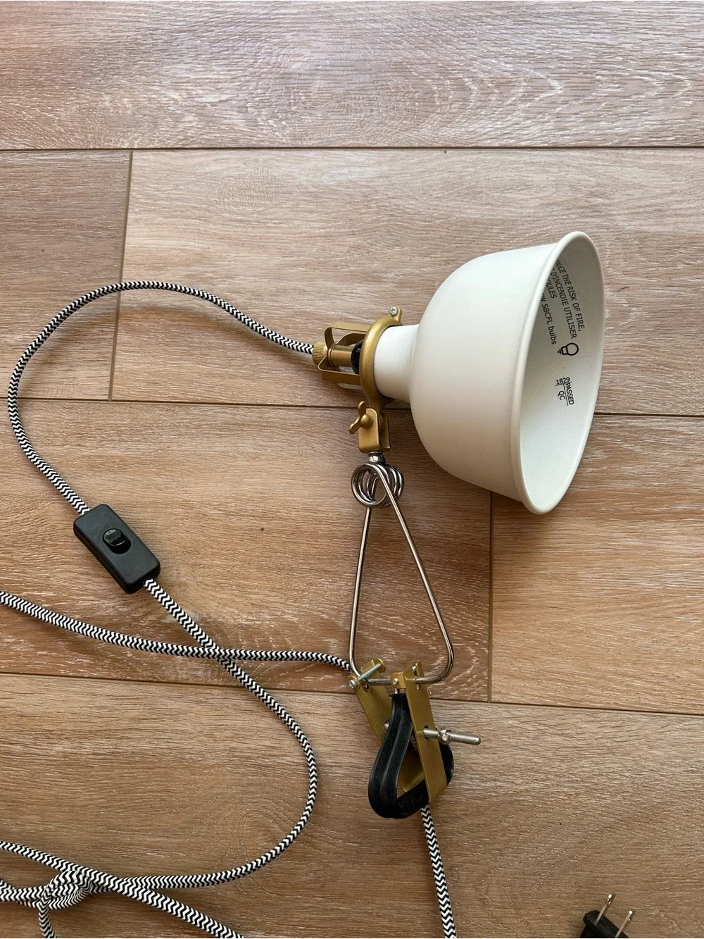 IKEA RANARP Wall/clamp spotlight, off-white